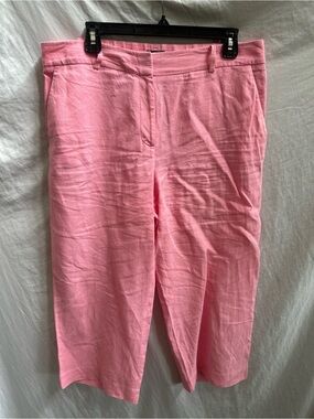 Talbots Pink linen pants